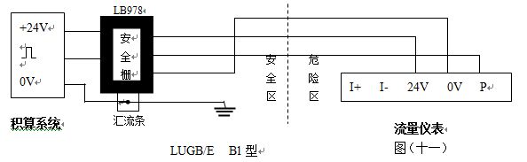 氪氣流量計防爆型配線設(shè)計圖